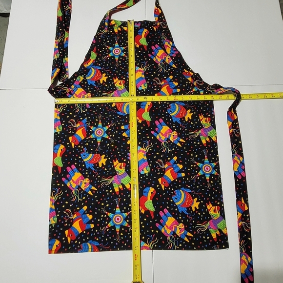 Chefs Apron Festive Madi Gras Carnival Colors - Picture 3 of 3
